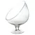 Бренди ваза с косым резом прозрачная "Анабель" Прозрачный - фото