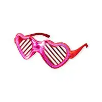 Светодиодные очки, Сердце, Розовый, 15*6,5*6,5 см, 1 шт. Розовый - фото