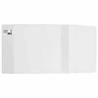 Обложка ПВХ для рабочих тетрадей/прописей, ПИФАГОР,универсальная, 120 мм, 220*460 мм, 229324 Прозрачный - фото