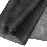 Фетр однотонный черный 50см*15м, арт. NW100-51 Черный - фото