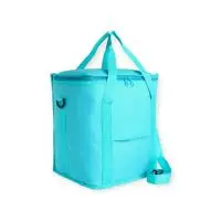 Термосумка на молнии, объём 22л, 29 х 24 х 32 см, наружный карман, цвет бирюзовый, 10514858 Бирюзовый - фото