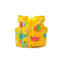 Жилет для плавания 41х30см "Тропические Друзья" 3-5 лет, арт. 59661 Intex Желтый - фото