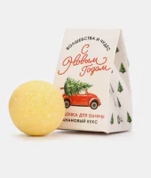 Бомбочка для ванны 40 г, аромат бананового кекса, 10501307 Желтый - фото