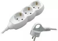 Удлинитель СТАРТ S 3*10-Z 3р 10м,с заземлением, 3*0,75мм2,2200В,белый (20) Белый - фото