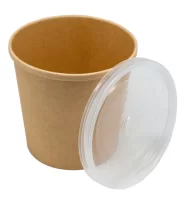 Стакан картонный для супа 750 мл, двухсторонний крафт, Complement d116 1/50, арт. 59431 (+кр d115) Коричневый - фото