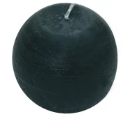 Свеча ШАР Рустик D80 темно-зеленый, арт. 82606774  - фото