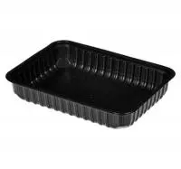Контейнер РР 500мл черный (179*132) 1/50 Р186 Черный - фото