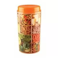 Емкость для сыпучих продуктов с декором "Deluxe" 1.7л, арт. 431229708, 431229706, 431229707  - фото