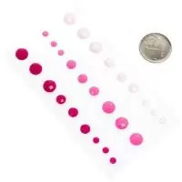 Стразы клеевые Magic 4 Hobby арт.MG.GEM.105-2/102уп.27шт Фуксия - фото