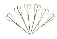 Пика 12см "Узелок Сердце" бамбук 1/100 (40)  - фото