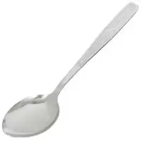 Ложка столовая  МАРТА 1,8мм 19,4см, арт. КТ-003-ЛС-1 Серебро - фото