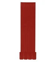 Набор закладок для книг 7*370мм (ляссе с клеевым краем), ArtSpace, 08шт., красный ЗКПВХ_48560 Красный - фото