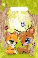 ТЦ100штСумка-пакет 20*30 прор.ручкой Волшебный лес  - фото