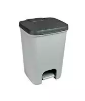 Контейнер для мусора с педалью 20л серый 225360 Серый - фото