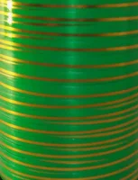 Лента цв. c з/п 0,5см*1,5м  LN581G зеленая Зеленый - фото