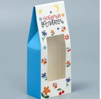Коробка складная «Любимому воспитателю», 6 × 14,5 × 3,5 см 9459150 Дарите счастье  (1000)  - фото