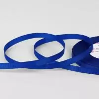 Лента репсовая, 6 мм, 23 ± 1 м, цвет электрик №0161, арт. 9894982 Тёмно-синий - фото