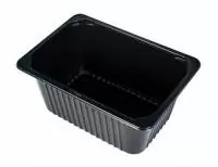 ТЦ50шт Контейнер 227*178*60 1600мл ЕС черн (280)8979 Черный - фото