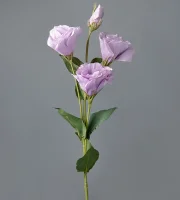 Цветок искусственный декоративный "Платикодон" 69*15см, 1шт, светло-сиреневый Сиреневый - фото