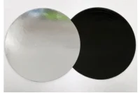 Подложка усиленная d240мм черная/серебро 1,5мм 1шт Серебро - фото