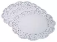 Салф. кружевная Д24 1/250 бумажная ажурная  - фото