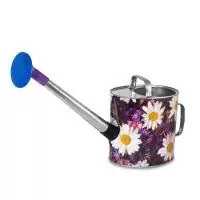 Лейка огородная декоративная 8л оцинкованная  - фото