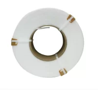 Лента стяжная 15 мм*0,5/0,6*2000м белая полипропиленовая Белый - фото