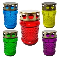 Неугасимая лампада красная, высота 11см, D-100, арт. Р3057Б/С микс Микс - фото