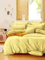 Пододеяльник 200х215 поплин желтый Желтый - фото