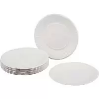 Тарелка бумажная d 23 кругл. А6 коробка 40  - фото