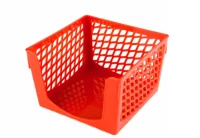 Бокс для бумаги "Офис-Класс" 9*9*7 красный РБ 2201042 (10) Красный - фото