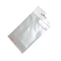 Пакет с клеевым клапаном 8*18 1/250 со слотом 3см Прозрачный - фото