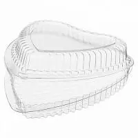 ТЦ10шт Контейнер ТС-175(250) сердце Прозрачный - фото