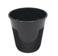 Стакан д/горячего 250мл ПП Черный 1/13 Д80  Черный - фото