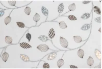 Силиконовое покрытие Dekorelle 129-S, размер 1,4x20м, серебро/прозр.фон Серебро - фото