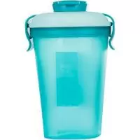 Контейнер с крышкой "Бутылка" L голубая 225051 Голубой - фото