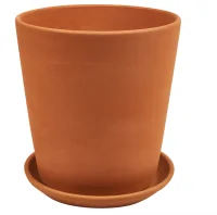Керамический горшок Терра V2,6 D18 Конус, 630306  Коричневый - фото