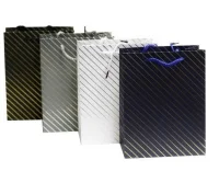 Пакет подар.бум.с руч 18*23*10 L4034 Люкс с тисн. микс (480/12) Микс - фото