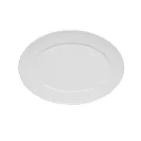 Блюдо овальное 27 см TUDOR ENGLAND Royal Circle TU2306-2 Белый - фото