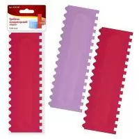 Гребень кондитерский "Крем" 22,4*7,3*1см VL80-347  - фото