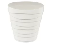 Кашпо "Бархан" (3,5л) Цв. Белый, (Арт. КШ-4342) Белый - фото