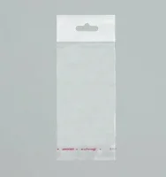 Пакет с клеевым клапаном  8*18+3 1/100 25мк, со слотом 3, БОПП Прозрачный - фото