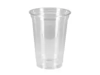 Стакан 0,4 прозрачный ПЭТ - шейкер Стандарт 1/50 Прозрачный - фото