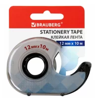 Клейкая лента 12мм х 10м в диспенсере, BRAUBERG, 227263 (12)  - фото