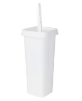 Комплект WC закрытый (ершик + подставка) Step белый, арт. SV4028БЛ Белый - фото