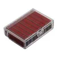 Скоба 24/6 Кангаро красная (800 шт)  - фото