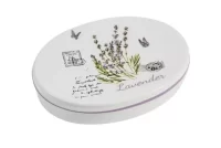 Мыльница "Лаванда" SD-LAV, керамика Рыжий кот 004396 (72) Белый - фото