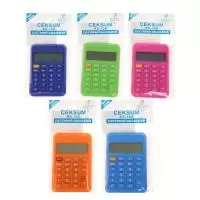 Калькулятор карманный, 8-разрядный, 110, МИКС 588193 (500)  - фото