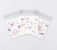 Пакет БОПП с липкой лентой, «Корейский стиль», 10*10 см, микс, 9618254, 1/100  - фото