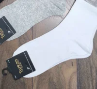 Носки мужские TURKAN Белые (хлопок) р.41-46 арт.9135Б Белый - фото